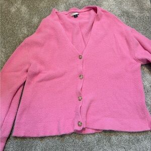 Pink American eagle sweater
